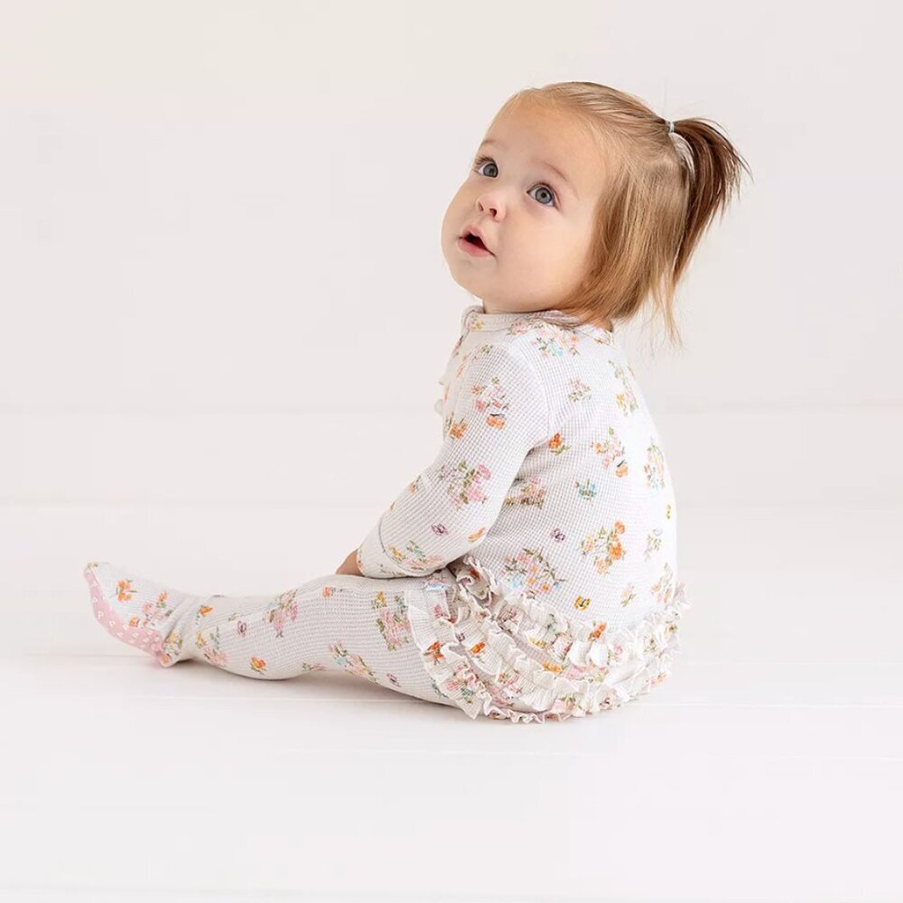 Clemence Ruffled Footie